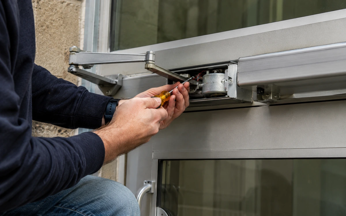Handicap door opener repair contractor